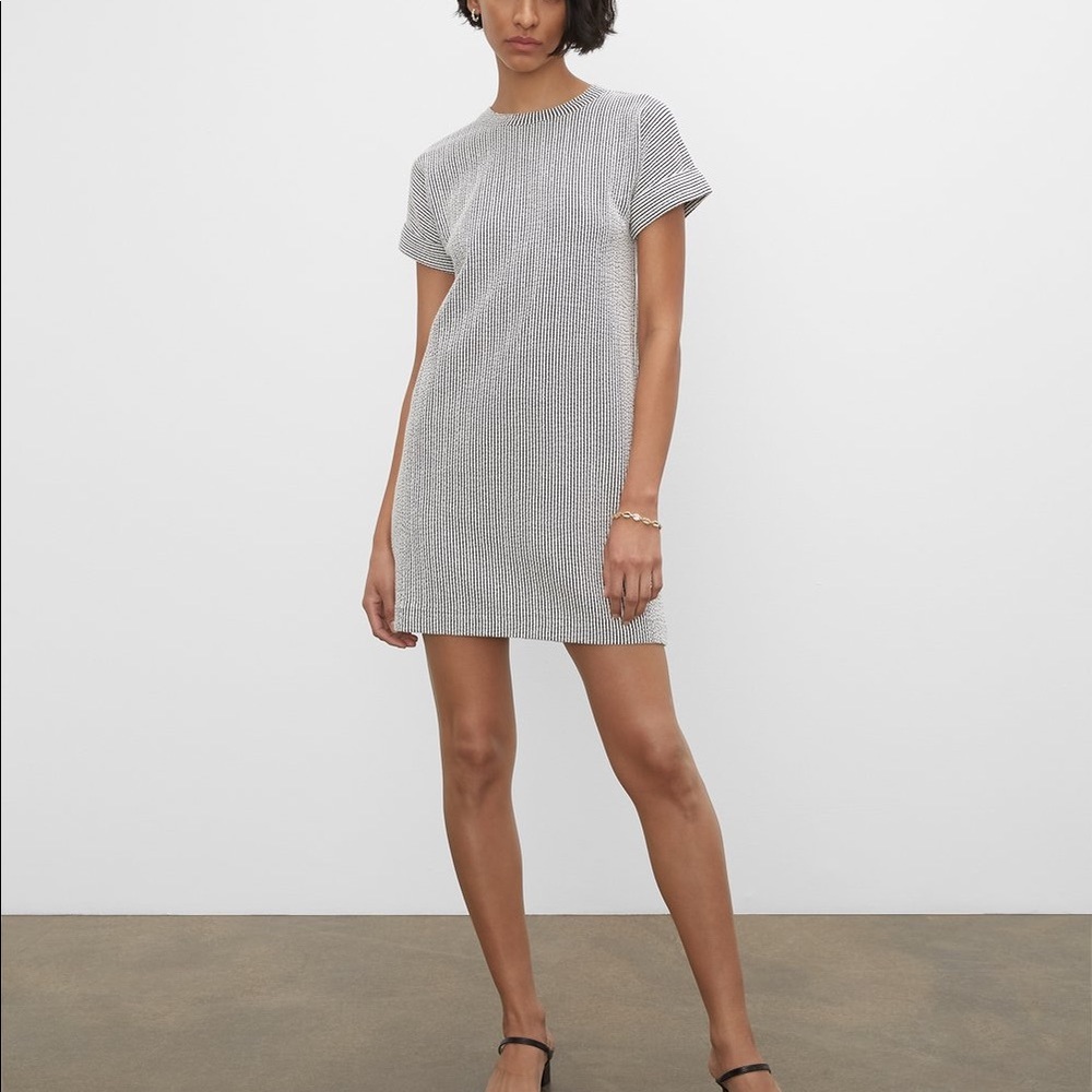 Club Monaco Textured Striped Dress! Never worn!